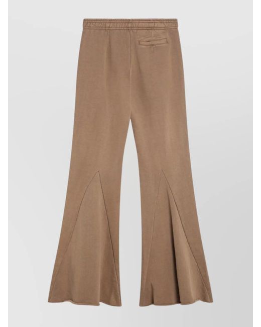 Entire studios Natural Cotton Flared Trousers