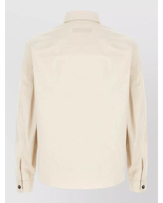 Zegna Natural Cotton Shirt Jacket for men