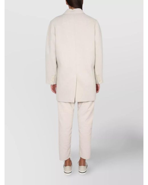 Isabel Marant White Virgin Wool Single-Breasted Blazer