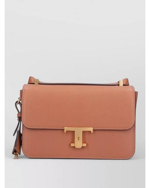 Tod's Brown Na Leather Cross-Body Bag