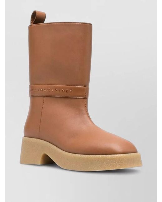 Stella McCartney Brown Polyethylene Rain Boots