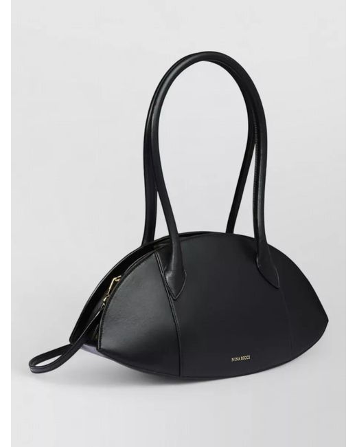 Nina Ricci Black Leather Shoulder Bag