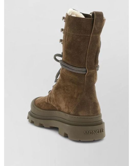Moncler Multicolor Vera High Lace Up Ankle Boots