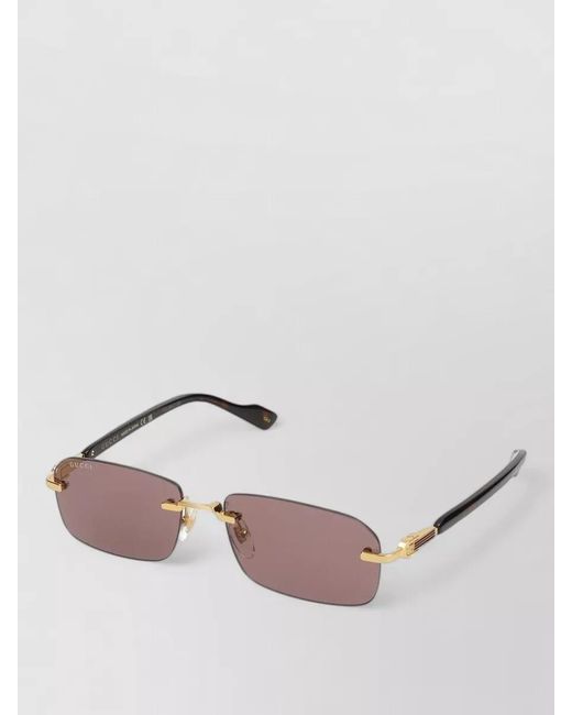 Gucci Pink Sunglasses Gg1221S 002 Rectangular Lenses for men