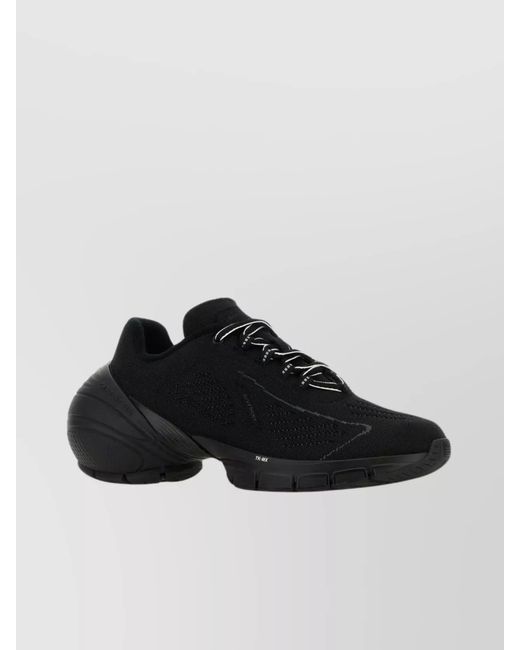 Givenchy Black Paneled Low-Top Sneakers for men
