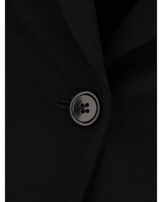 McQueen Black Wool Blazer