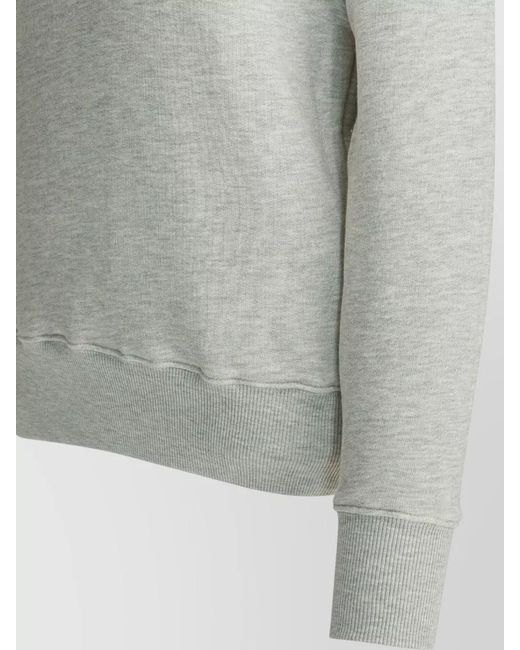 Autry Gray Cotton Hoodie