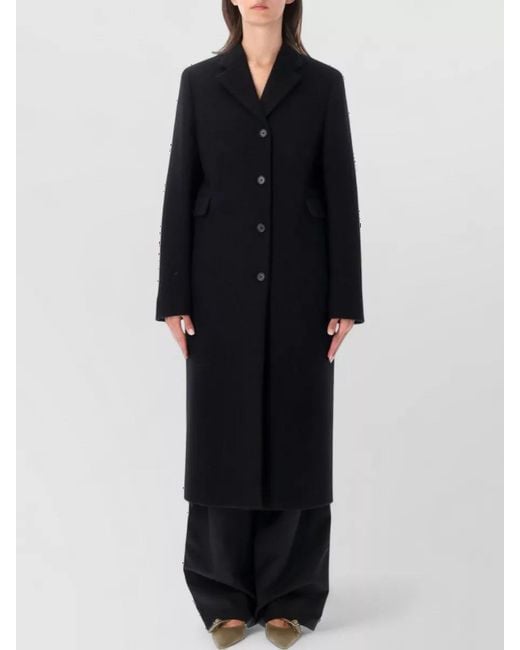 Prada Black Single Breasted Coat