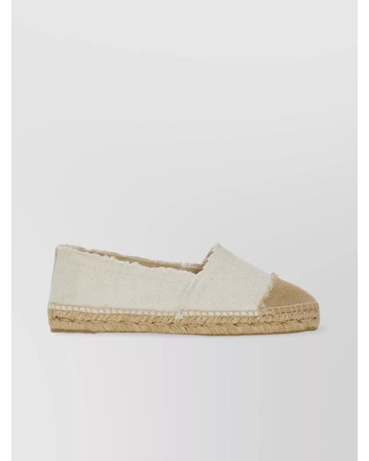 Castaner Natural Linen Espadrilles