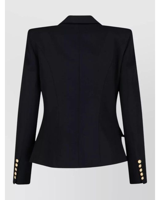 Balmain Black Blazer Doppiopetto