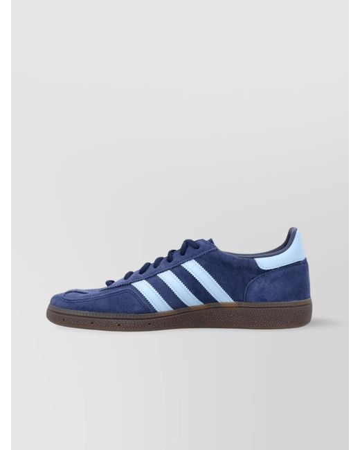Adidas Originals Blue Leather Handball Spezial Low-Top Sneakers