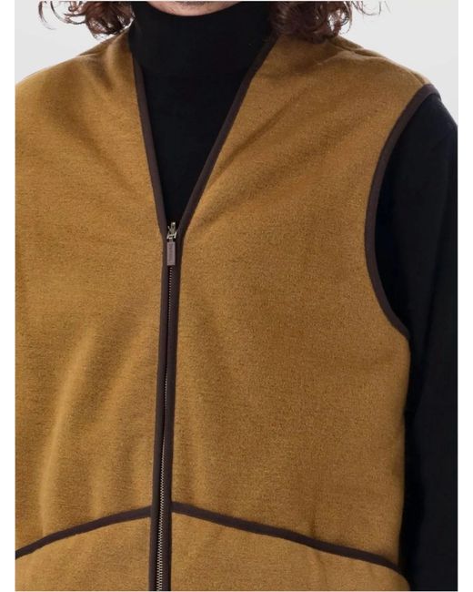 Barbour Blue Warm Pile Waistcoat/Zip-In Liner for men