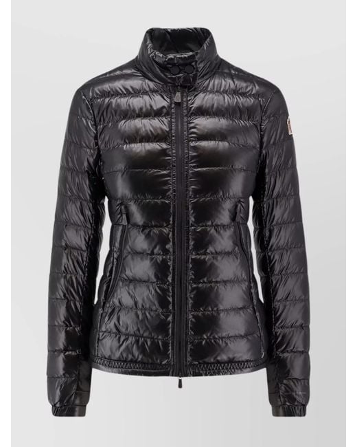Moncler Black Down Quilted Slim-Fit Puffer Jacket
