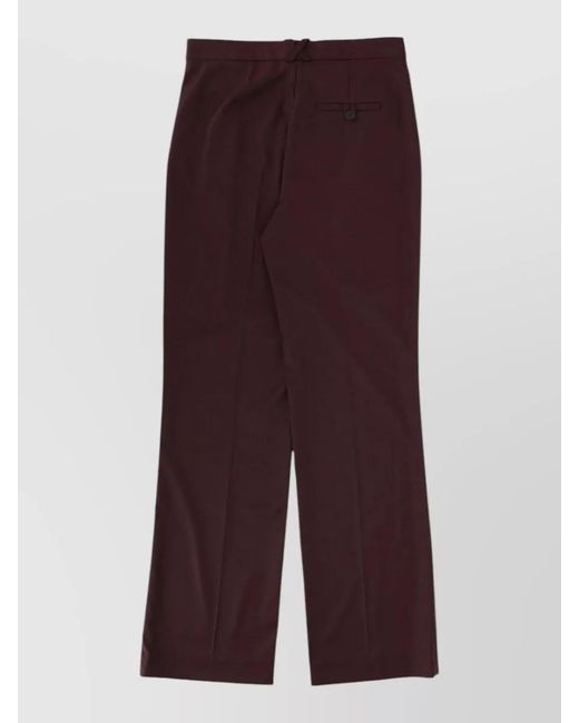 THE GARMENT Purple Necchi Pants Tailored Belt Loops Pleats