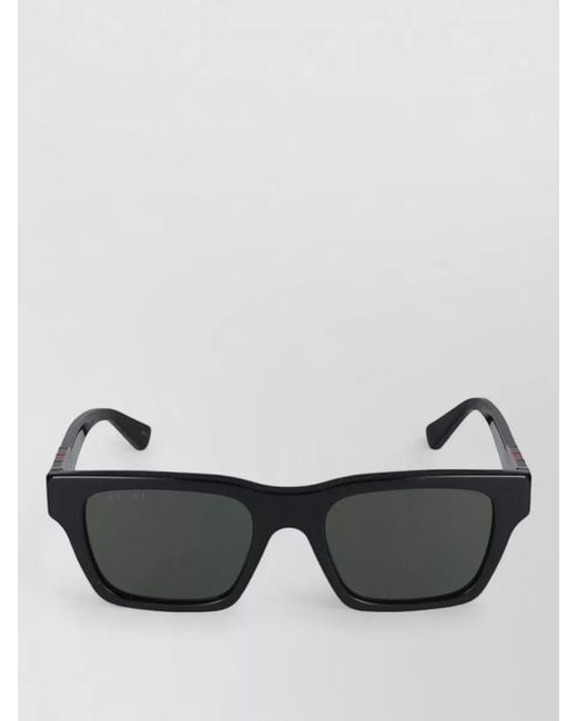Gucci Black Sunglasses Gg1889S 001 Acetate Rectangular Frame for men