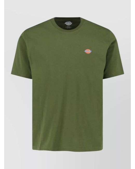 Dickies Green Short Sleeve Crew Neck Cotton T-Shirt for men