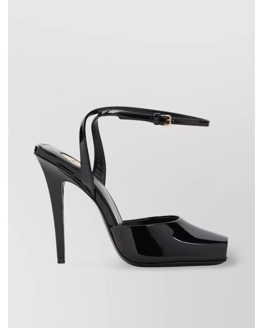 Saint Laurent Black The Scandale 110 Sandals