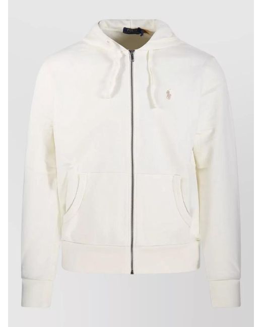 Ralph Lauren Natural Cotton Hooded Jacket for men