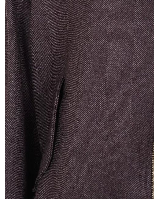 DR. HOPE Purple Oversized Maxi Coat