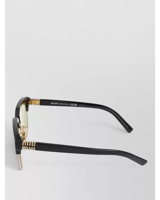Miu Miu Green Sunglasses Model 0Mu 09Zs Cat Eye