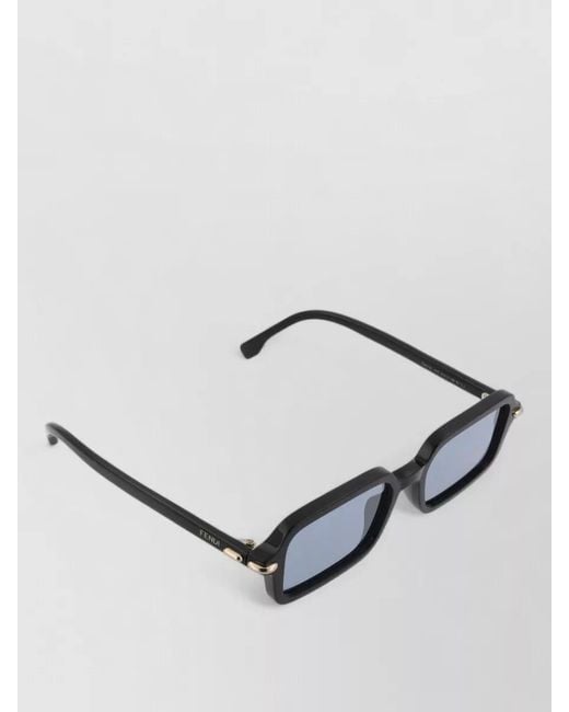 Fendi Metallic Rectangle Sunglasses