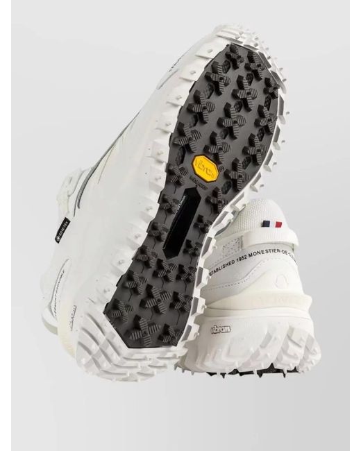 Moncler White Trailgrip Gtx Sneakers Thick Sole Traction