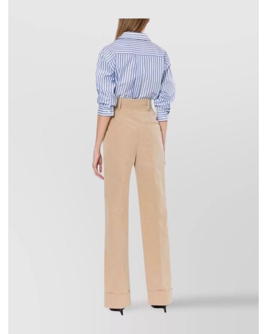 Philosophy Natural Wide-Leg Trousers