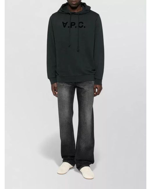 A.P.C. Gray Denim Straight-Leg Jeans for men