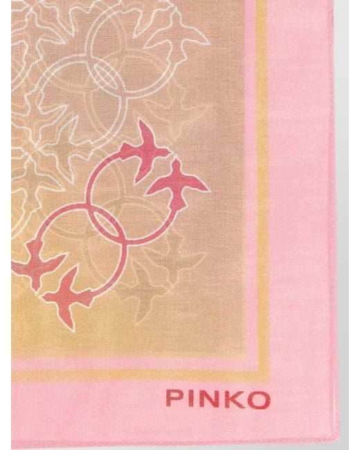 Pinko Pink Valzer Square Scarf