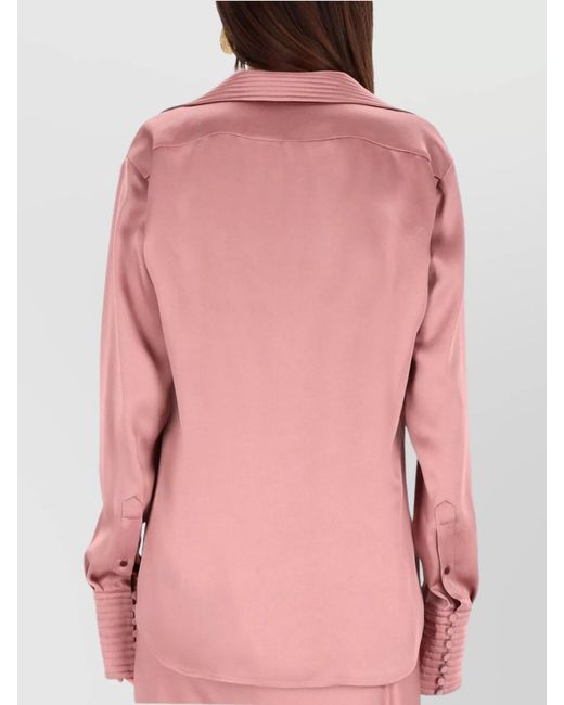 Dries Van Noten Pink Celinta Blouse