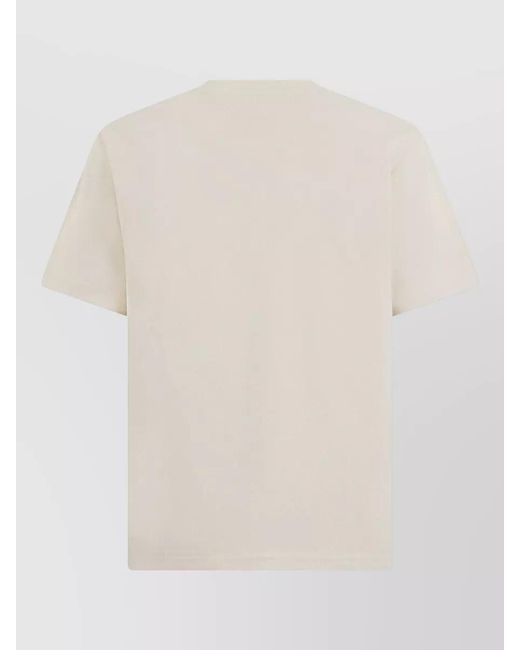 Boss Natural Cotton T Shirt Short Sleeves Crew Neck for men