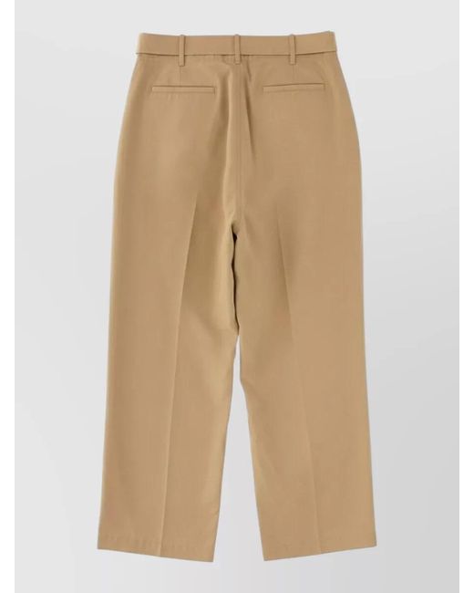 Paul Smith Natural Belted Suit Trousers