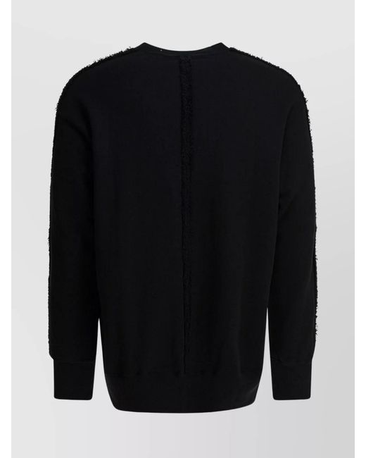 Comme des Garçons Black Cotton Crewneck Sweatshirt for men