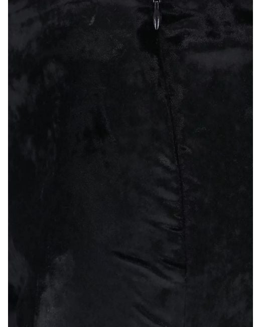 Dondup Black Straight Leg Lounge Pants Velvet Touch