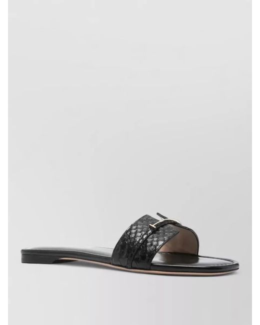 Tom Ford Multicolor Python-Effect Leather Flat Sandals