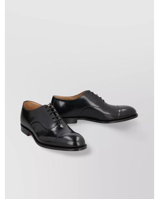 Church's Black Leather Oxford Shoes for men