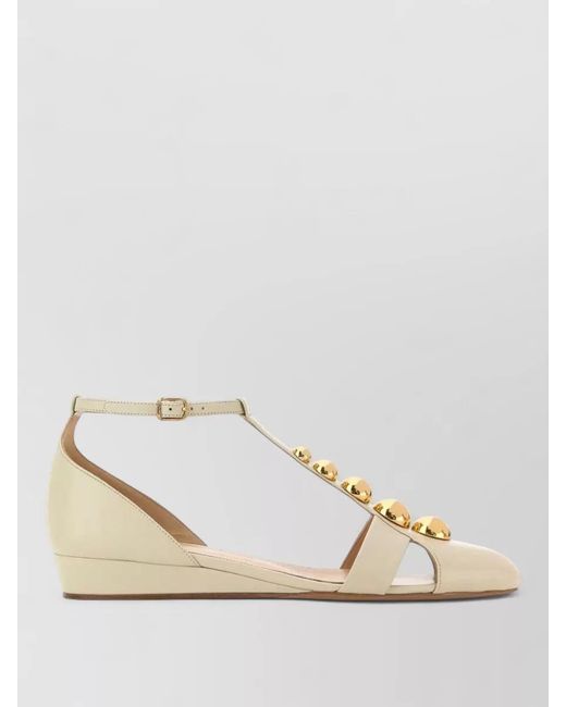 Chloé Natural Leather Cleia Ballerinas