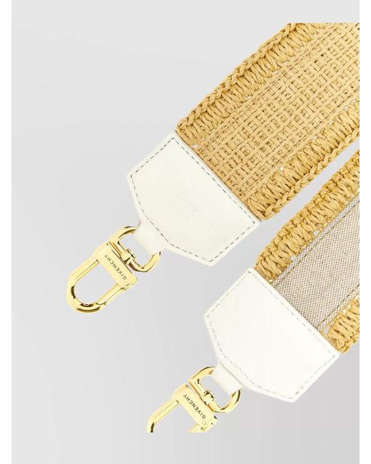 Givenchy White Raffia Shoulder Strap