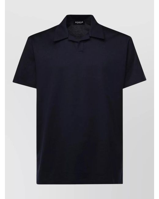 Dondup Blue Short-Sleeve Polo Shirt for men