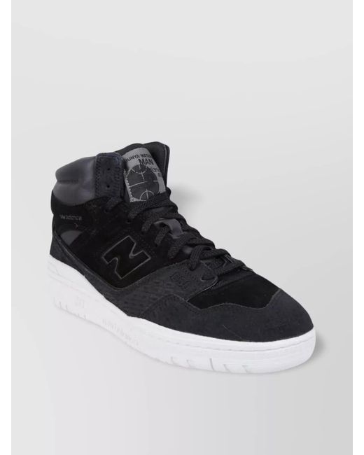 Junya Watanabe Black Veal Skin Sneakers Coccorrillo Effect for men