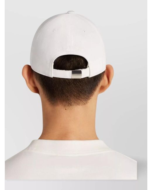 Courreges White Cotton Crew Neck Short Sleeve T-Shirt for men