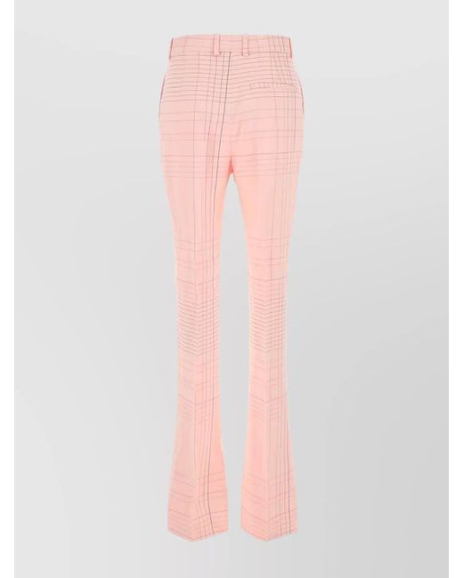 Bottega Veneta Pink Flared Trousers