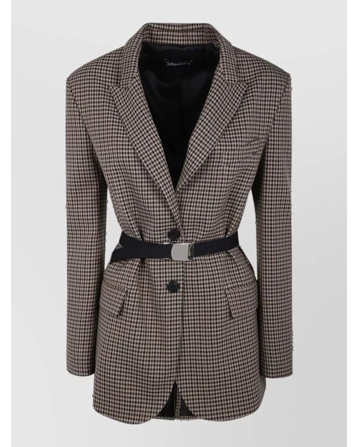 DR. HOPE Black Belted Blazer