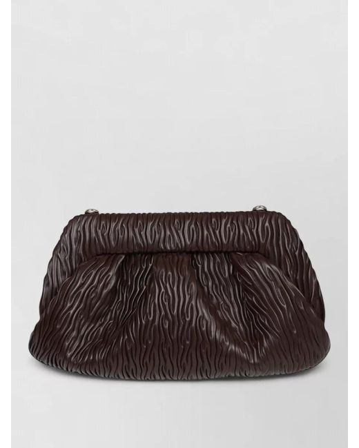 THEMOIRÈ Brown Bios Clutch Bag