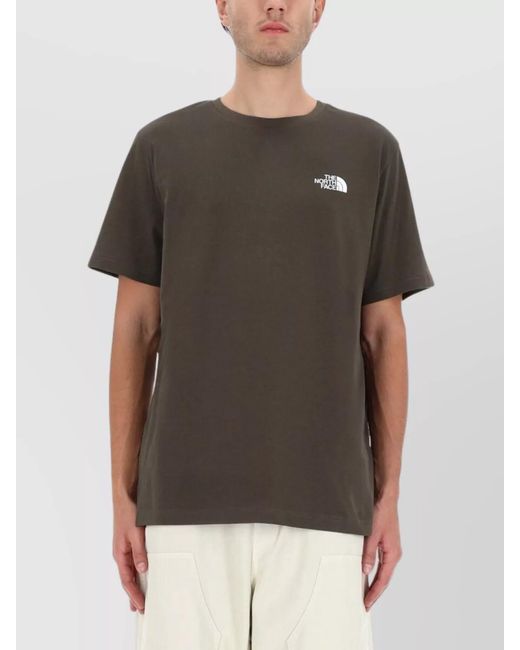 The North Face Brown Simple Dome T-Shirt for men