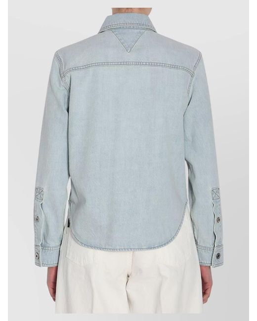 Bottega Veneta Blue Denim Shirt