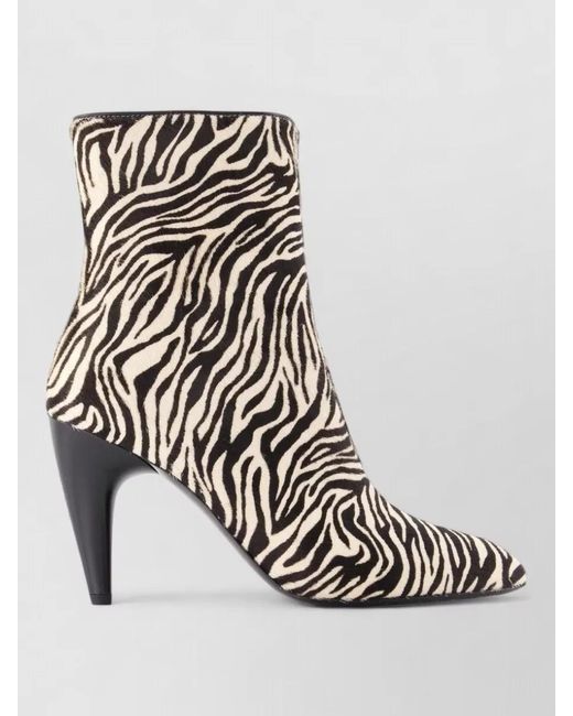 Isabel Marant White Leather Ankle Boots