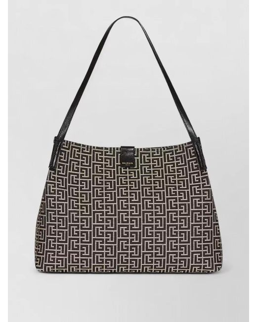 Balmain Black Release Medium Tote Bag