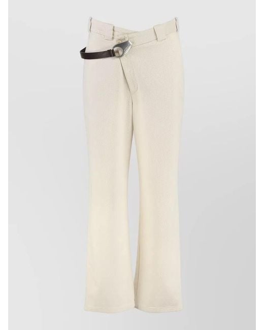 Pinko Natural Patrick Mcdowell Paint Cotton Drill Trousers