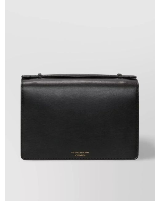 Victoria Beckham Black Dorian Leather Shoulder Bag